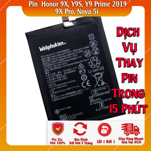 Pin Webphukien cho Huawei Y9 Prime 2019, Y9S, Honor 9X, 9X Pro, Nova 5i Việt Nam HB446486EWC 4000mAh